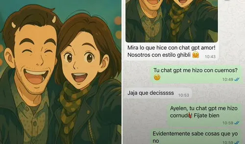Hombre descubre infidelidad de su novia por una imagen con estilo Ghibli: “Me hizo con cuernos”