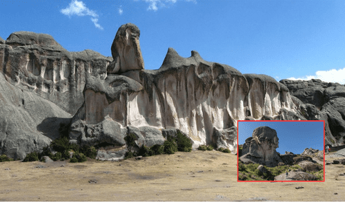 Marcahuasi es uno de los lugares más misteriosos por sus llamativas rocas en forma de rostro. Foto: composición LR/Perú Info/Mochilea Perú