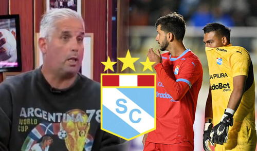Diego Rebagliati ha sido uno de los hinchas de Sporting Cristal que levantó su voz contra la gestión de Joel Raffo. Foto: composición LR/captura de Movistar Deportes/AFP Diego Rebagliati ha sido uno de los hinchas de Sporting Cristal que levantó su voz contra la gestión de Joel Raffo.