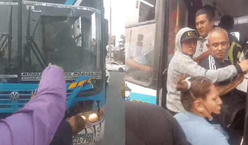 Desinflan llantas de bus 'El Chino' con pasajeros por no sumarse al paro de transportistas