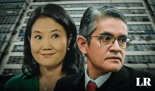 José Domingo Pérez sustentó los motivos por los que Fuerza Popular era un partido antidemocrático. Foto: composición LR Fuerza Popular José Domingo Pérez Fiscal Domingo Pérez