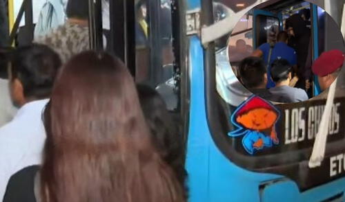 Diversas personas intentan retornar a casa luego del paro de transportistas. Foto: Composición LR/Captura de pantalla de Youtube