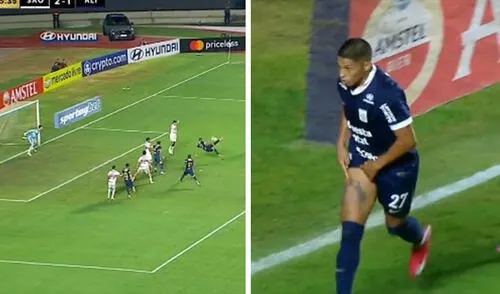 Kevin Quevedo anotó su segundo gol consecutivo tras marcar en la Liga 1. Foto: captura de ESPN