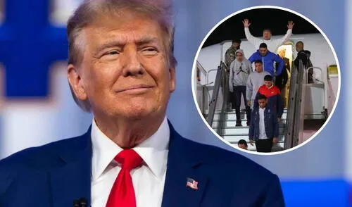 La Ley de Enemigos Extranjeros busca acelerar la deportación de inmigrantes relacionados a grupos terroristas como el Tren de Aragua. Foto: composición LR/EFE/BBC Ley de Enemigos Extranjeros