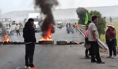 Arequipa: se reanuda el paro indefinido por proyecto Tía María. Foto: Valle de Tambo Noticias