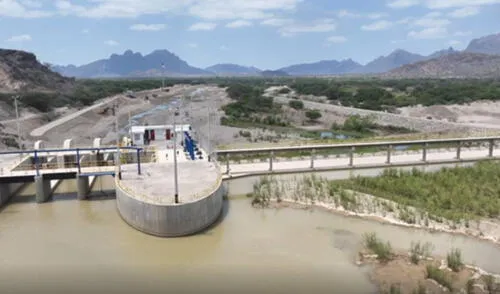 Estructura actual de la Presa Limón con 45 metros previstos en el diseño original, limitando su capacidad de almacenamiento.