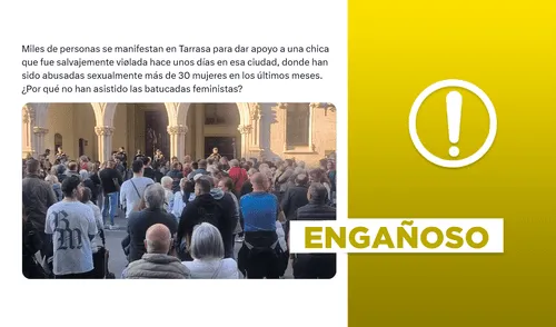 Video si muestra manifestación contra violencia hacia la mujer, pero es del 2020