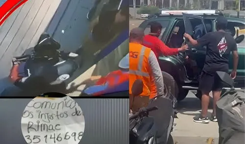 Delincuentes balearon a vigilante de obra de construcción en el Rímac. Foto: Composición LR/Captura de pantalla de Youtube