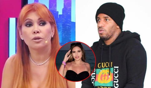 Magaly Medina afirmó que Farfán estaría ejerciendo violencia legal contra Darinka Ramírez. Foto: Composición LR/ATV/difusión Magaly Medina afirmó que Farfán estaría ejerciendo violencia legal contra Darinka Ramírez.