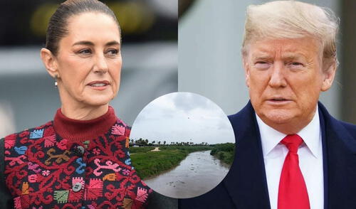 México argumenta falta de lluvias que reducen sus reservas en presas clave, mientras que Texas reporta US$1,200 millones en pérdidas agrícolas. Foto: composición LR/AFP. México argumenta falta de lluvias que reducen sus reservas en presas clave, mientras que Texas reporta US$1,200 millones en pérdidas agrícolas. Foto: composición LR/AFP.