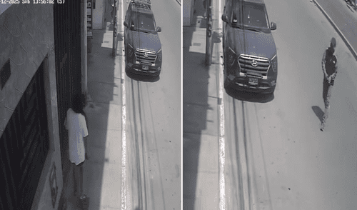 Cámaras de seguridad captaron el homicidio.