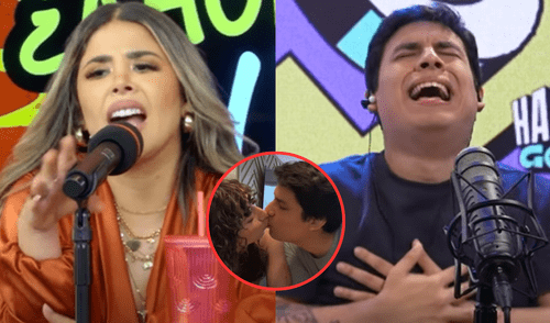Gabriela Serpa habló sin filtros sobre su acercamiento con Curwen. Foto: Composición LR/YouTube/TikTok Gabriela Serpa habló sin filtros sobre su acercamiento con Curwen.