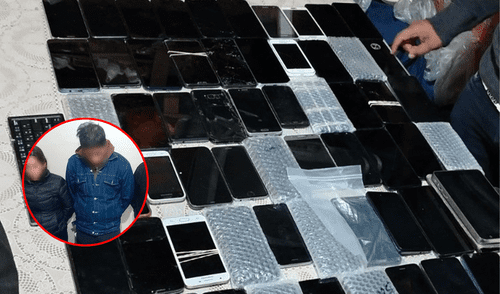 Los detenidos fueron identificados como Richard y Andrea Santander Porras. Créditos: PNP