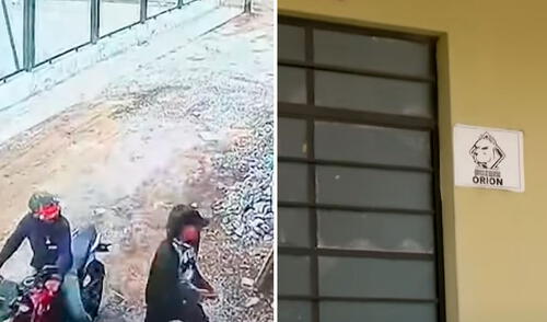 Sujetos llegan a bordo de motocicletas y bicicletas a la zona Virgen del Rosario en San Martín de Porres. Foto: composición LR/Panamericana Cobro de cupos en San Martín de Porres