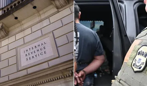 El gobierno estatal podría perder millones gracias a la última movida de la administración Trump, debido a sus altas tasas de indocumentados que contribuyen al sistema fiscal. Foto: composición LR/EFE.