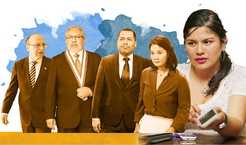 Protagonistas. El exfiscal de la Nación, José Antonio Peláez, para quien trabajaba Juan Fernández Jerí, quien fuera denunciado por actos ilícitos por el exprocurador Christian Salas, actual abogado de Keiko Fujimori. Foto: composición LR Protagonistas. El exfiscal de la Nación, José Antonio Peláez, para quien trabajaba Juan Fernández Jerí, quien fuera denunciado por actos ilícitos por el exprocurador Christian Salas, actual abogado de Keiko Fujimori. Foto: composición LR