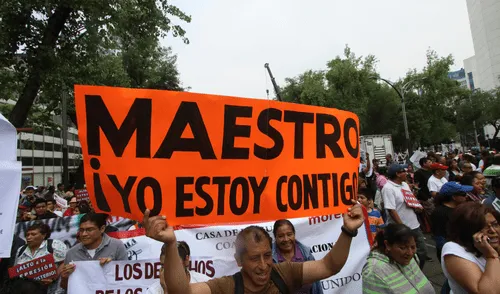 El paro nacional de maestros en México busca presionar al gobierno por un aumento salarial y la abrogación de reformas educativas. Foto: AFP El paro nacional de maestros en México busca presionar al gobierno por un aumento salarial y la abrogación de reformas educativas. Foto: AFP