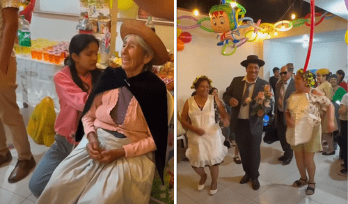 Una señora celebró sus 86 años de una manera muy peculiar al lado de sus seres queridos. Foto: composición LR/TikTok Una señora celebró sus 86 años de una manera muy peculiar al lado de sus seres queridos. Foto: composición LR/TikTok