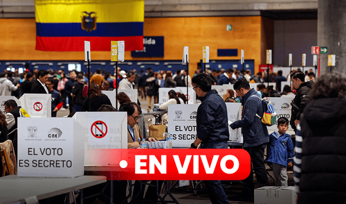 La segunda vuelta electoral en Ecuador se celebran este domingo 13 de abril, con los candidatos Daniel Noboa y Luisa González prácticamente empatados en las encuestas. Foto: AFP.