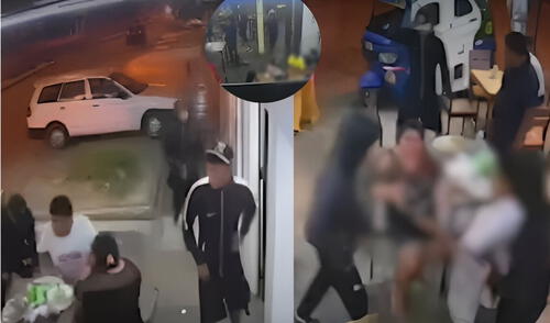 Delincuentes robaron en chifa de SMP y luego huyeron rápidamente. Foto: Composición LR/Captura de pantalla del asalto Delincuentes robaron en chifa de SMP y luego huyeron rápidamente. Foto: Composición LR/Captura de pantalla del asalto