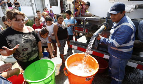 corte de agua Sedapal