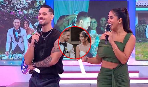 Melissa Paredes y Anthony Aranda celebraron su boda a lo grande. Foto: Composición LR/Captura/América TV Melissa Paredes y Anthony Aranda