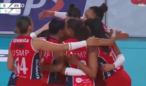 San Martín culminó en el primer lugar de la fase 2 de la Liga Peruana de Vóley, mientras que Atenea ocupó el puesto 8. Foto: captura de Movistar Deportes San Martín culminó en el primer lugar de la fase 2 de la Liga Peruana de Vóley, mientras que Atenea ocupó el puesto 8.