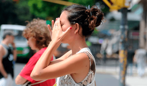Senamhi instó a la población a tomar las precauciones del caso y mantenerse hidratados. Foto: difusión Senamhi instó a la población a tomar las precauciones del caso y mantenerse hidratados. Foto: difusión