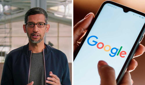 El CEO de Google fue captado con su teléfono favorito hace poco. Foto: Emprendedor El CEO de Google fue captado con su teléfono favorito hace poco. Foto: Emprendedor
