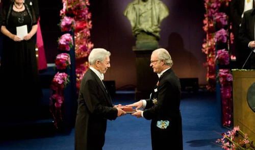 Mario Vargas Llosa estuvo en el selecto grupo de ganadores sudamericanos. Foto: CNN Mario Vargas Llosa estuvo en el selecto grupo de ganadores sudamericanos.