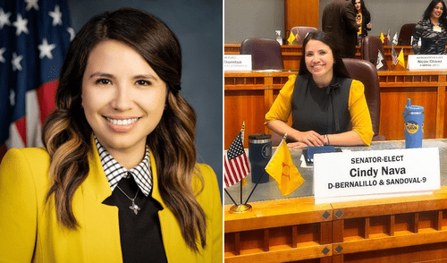 Cindy Nava, destacada por su lucha por los derechos civiles y la educación, convirtiéndose en un referente para la comunidad inmigrante. Foto: composición LR/UNM Newsroom/Facebook: Cindy Nava Cindy Nava, destacada por su lucha por los derechos civiles y la educación, convirtiéndose en un referente para la comunidad inmigrante.