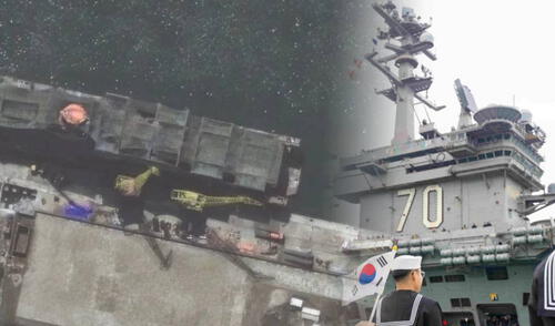 Revelan enorme buque de guerra en construcción por Corea del Norte.