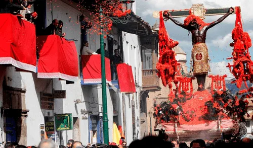 Semana Santa, celebración cristiana que recuerda los últimos días de Jesucristo antes de su crucifixión. Foto: Andina