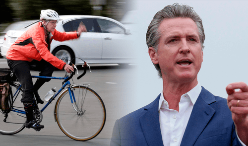 Esta ley firmada por Gavin Newsom elimina el requisito de la licencia para cierto grupo de conductores en California. Foto: Composición LR