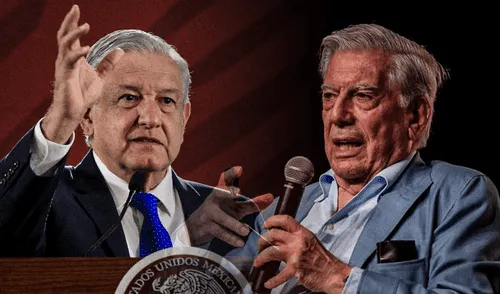 Mario Vargas Llosa criticaba las conferencias mañaneras que brindaba el expresidente AMLO. Foto: composición LR/difusión Mario Vargas Llosa criticaba las conferencias mañaneras que brindaba el expresidente AMLO.