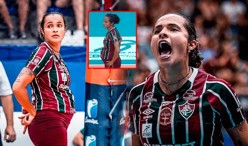 Priscila Heldes jugaba al voleibol desde antes de su embarazo. Foto: composición LR/Priscila Heldes/Sportv Priscila Heldes jugaba al voleibol desde antes de su embarazo. Foto: composición LR/Priscila Heldes/Sportv