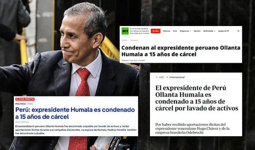 Ollanta Humala, expresidente del Perú, es sentenciado a 15 años de prisión: así informó la prensa internacional