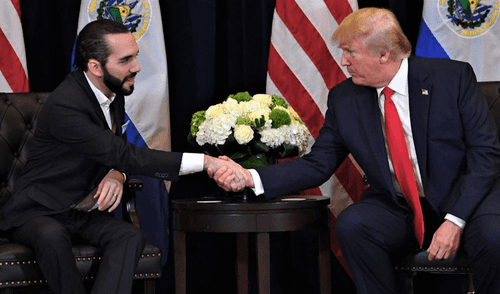 La reunión entre Trump y Bukele trató sobre seguridad y migración. Foto: CNN es español. La reunión entre Trump y Bukele trató sobre seguridad y migración. Foto: CNN es español.