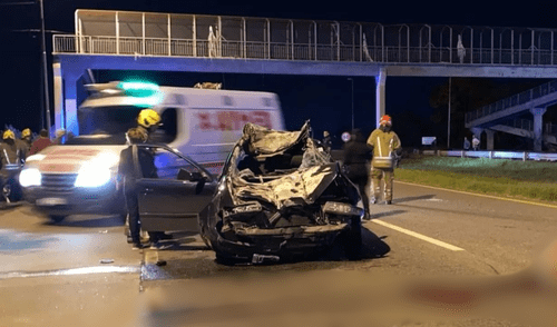 El trágico incidente se desencadenó cuando una camioneta embistió a una tropilla de caballos sueltos. Foto: composición LR/Difusión El trágico incidente se desencadenó cuando una camioneta embistió a una tropilla de caballos sueltos.