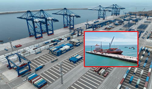 El Megapuerto de Chancay fue inaugurado el 14 de noviembre y el principal punto para exportaciones e importaciones. Foto: Composición LR/Andina. El Megapuerto de Chancay fue inaugurado el 14 de noviembre y el principal punto para exportaciones e importaciones.