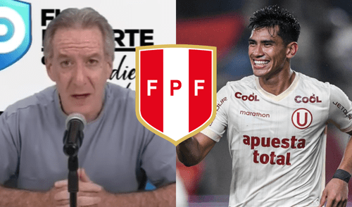 Eddie Fleischman resaltó el olfato goleador de José Rivera. Foto: composición LR/captura de Full Deporte Eddie Fleischman elogió a José Rivera y lo puso por delante de histórico de la selección peruana