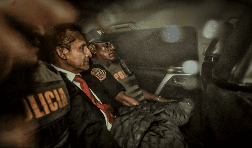 Ollanta Humala es trasladado a penal de Barbadillo. Foto: Miguel Vásquez ollanta humala barbadillo