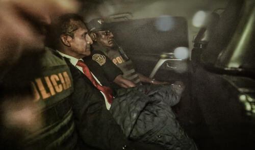 Ollanta Humala fue trasladado al penal de Barbadillo