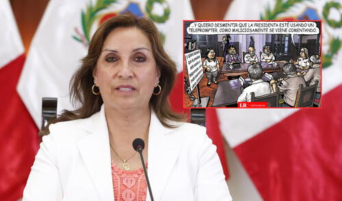 Carlincatura de hoy, miercoles 16 de abril sobre el discurso de Dina Boluarte | Foto: Composición: LR. Carlincatura de hoy, miercoles 16 de abril sobre el discurso de Dina Boluarte