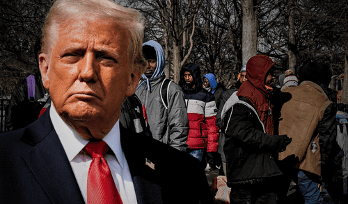Nueva York frena las deportaciones masivas de Donald Trump con una ley que protege a inmigrantes indocumentados. Foto: composición LR/AFP Nueva York frena las deportaciones masivas de Donald Trump con una ley que protege a inmigrantes indocumentados.