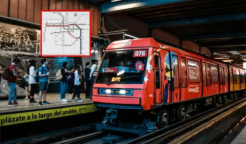 A las 8.00 a. m. de Chile, el Metro de Santiago presentó retrasos. Foto: composición LR/Metro de Santiago