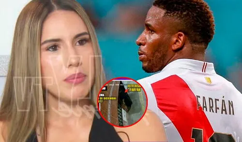Jefferson Farfán fue expuesto por Darinka Ramírez.
