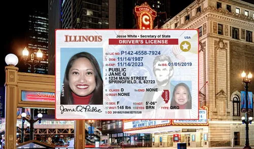 Dependiendo de la edad y el trámite, los inmigrantes en Illinois podrán conseguir la Real ID a bajo costo. Foto: Composición LR/Redfin/Illinois Secretary of State