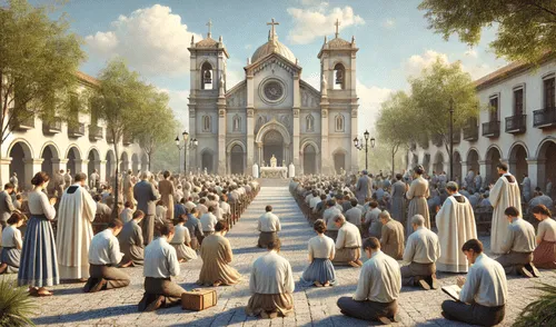 La Semana Santa es una de las celebraciones religiosas de mayor relevancia. Foto: Composición LR/IA. La Semana Santa es una de las celebraciones religiosas de mayor relevancia. Foto: Composición LR/IA.