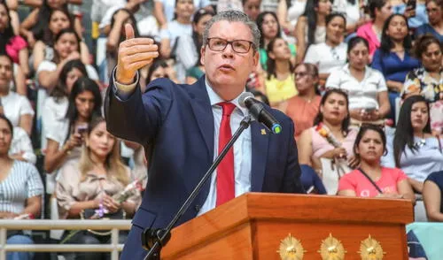 Congreso blinda a ministro de Educación, Morgan Quero. | Foto: Minedu. Congreso blinda a ministro de Educación, Morgan Quero.